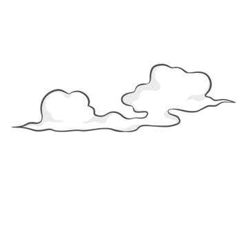 Clouds Line Art png