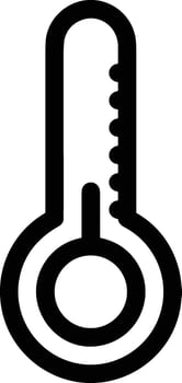 Thermometer medicine icon symbol image vector. Illustration of the temperature cold and hot measure tool design image.EPS 10 vector