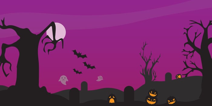 Background vector design with halloween theme