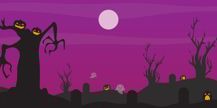 Background vector design with halloween theme