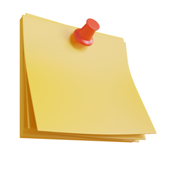 note paper 3d Illustrations,school equipment png