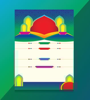 colorfull background templete vector