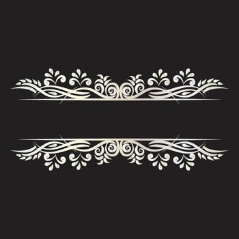 Ornament vintage luxury frame wedding invitation card text box title border islamic vector
