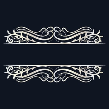 Ornament vintage luxury frame wedding invitation card text box title border islamic vector
