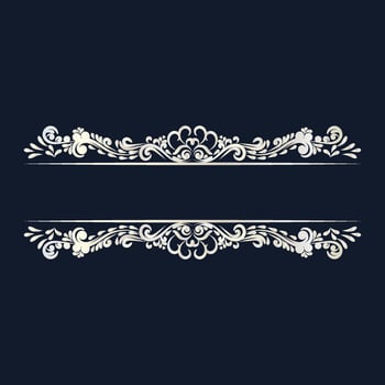 Ornament vintage luxury frame wedding invitation card text box title border islamic vector