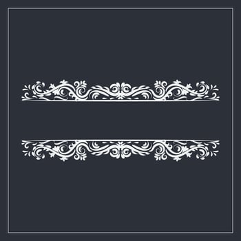 Ornament vintage luxury frame wedding invitation card text box title border islamic vector