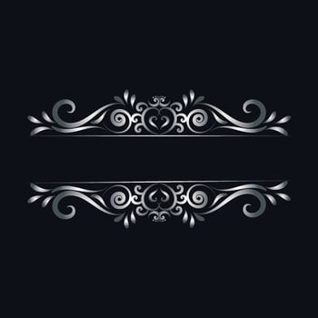 Ornament vintage luxury frame wedding invitation card text box title border islamic vector