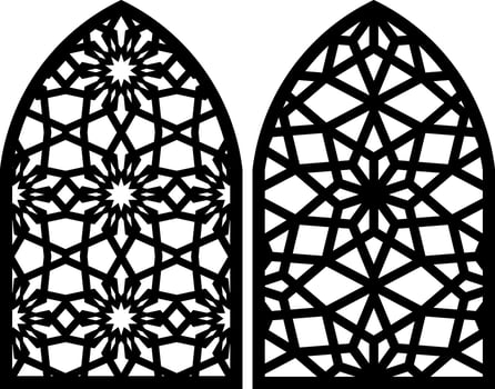 Simple Vector Pattern for Laser Cutting, Decoration, and Ornament. Metal design, wood carving, vector