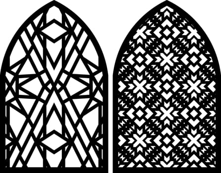 Simple Vector Pattern for Laser Cutting, Decoration, and Ornament. Metal design, wood carving, vector
