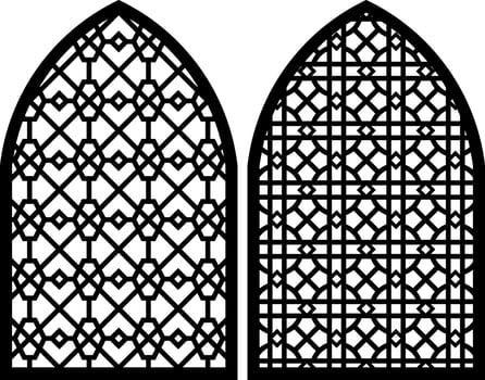 Simple Vector Pattern for Laser Cutting, Decoration, and Ornament. Metal design, wood carving, vector