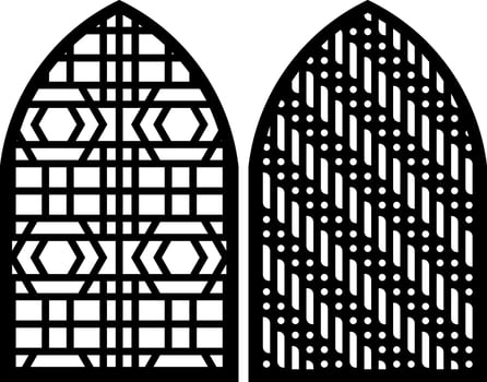 Simple Vector Pattern for Laser Cutting, Decoration, and Ornament. Metal design, wood carving, vector
