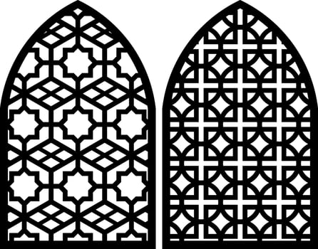 Simple Vector Pattern for Laser Cutting, Decoration, and Ornament. Metal design, wood carving, vector