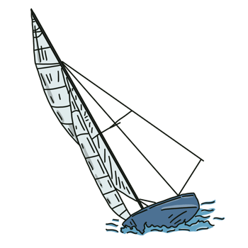 windsurfer on the sea png