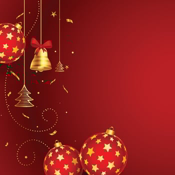 colorful shiny glowing Christmas balls. Xmas glass ball. Holiday decoration template. Vector illustration.