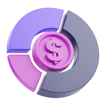 Prosperity Chart 3D Illustration png