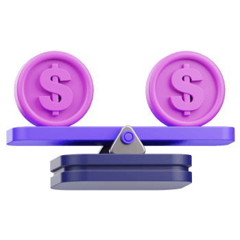 Financial Stability 3D Illustration png