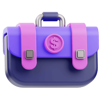 Wealthy Portfolio 3D Illustration png