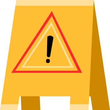 Yellow exclamation warning sign png