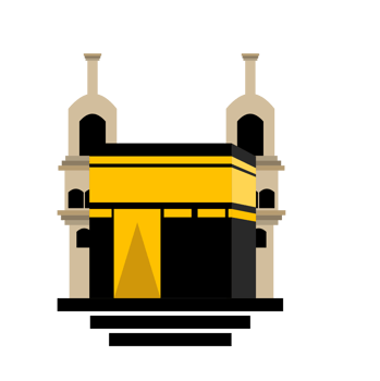 ka'ba mecca illustration png