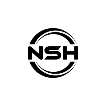 NSH Logo Design, Inspiration for a Unique Identity. Modern Elegance and Creative Design. Watermark Your Success with the Striking this Logo. vector