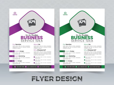 Professional Business Flyer Design Template vector