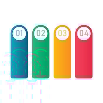 Rainbow Infographic Rainbow Infographic Business vector