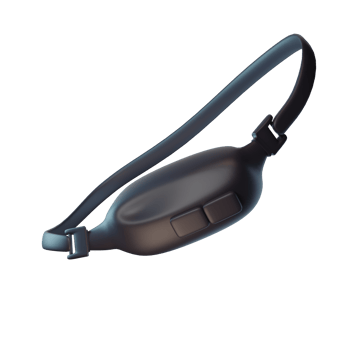 a black belt with a strap attached to it png