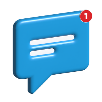 Message icon 3d png