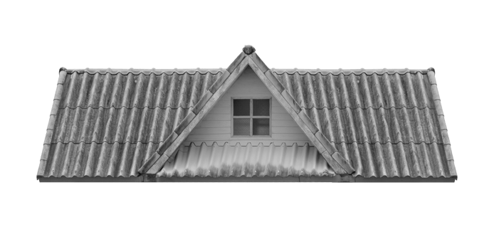 Mockup old roof png