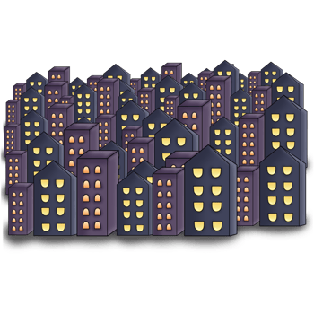 cityscape with clean air png