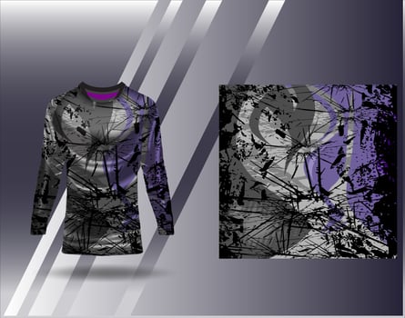 Sports jersey and tshirt template sports design for football racing gaming jersey vector
