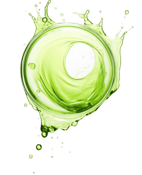 Colorful liquid splashes - Ai Generated - Generative AI png
