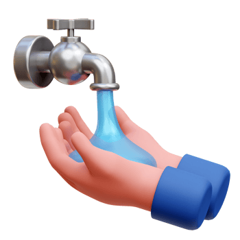 3d Washing Hand png