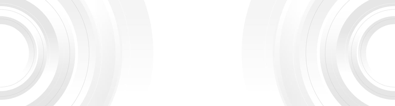 Technology banner design with white grey circles vector