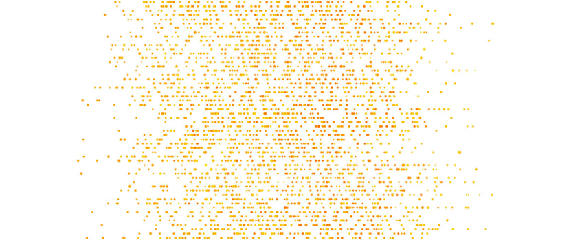 Abstract shiny background with orange dots vector