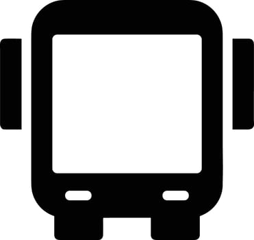 Bus transportation symbol icon vector image. Illustration of the silhouette bus transport public travel design image. EPS 10