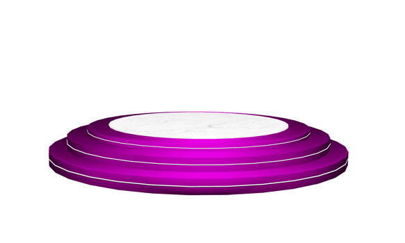 3D Round Podium png