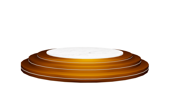 3D Round Podium png
