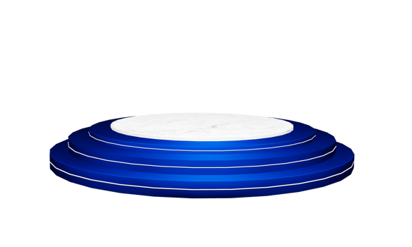 3D Round Podium png