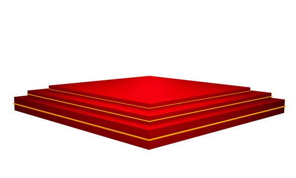 3d podium stage png