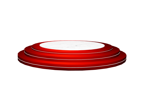 3D Round Podium png