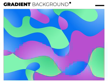 Gradient Smooth and Vibrant Color Background for Cover, Poster, Magazine, Book. vector