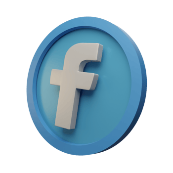 3d render icon bundle social media like object png