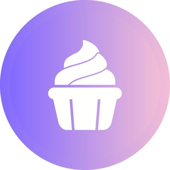 Cupcake Vector Icon