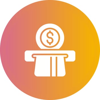 Automated Teller Machine Vector Icon