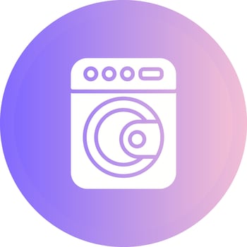 Washing Machine Vector Icon