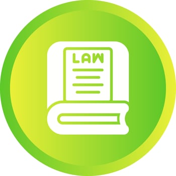 Law Book Vector Icon