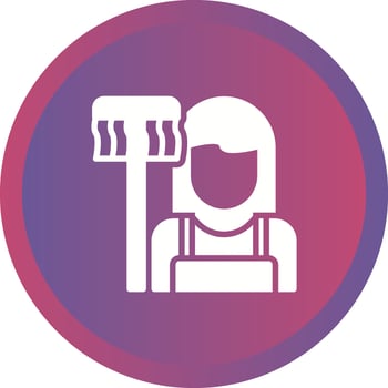Housekeeper Vector Icon