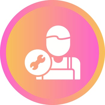 HVAC Technician Vector Icon