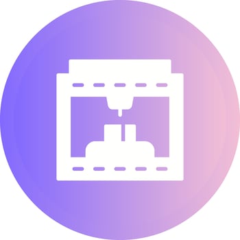 3d Printing Vector Icon